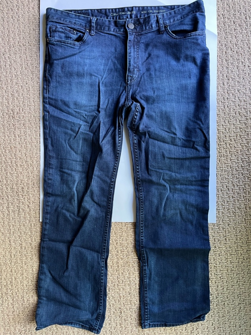 Calvin Klein Jeans Men’s Indigo Straight Leg Jeans